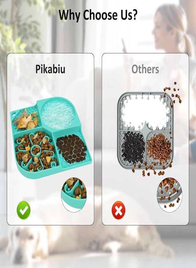 SUNBEET Lick Mat for Dogs and Cats, Licking Suction Cups for Dog Anxiety Relief, Cat Peanut Butter Lick Pad for Boredom Reducer, Dog Enrichment Toy, Treat Mat - Image 2